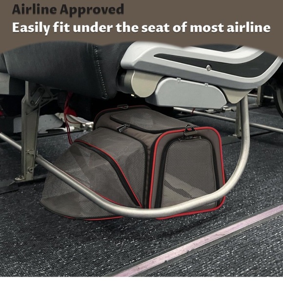 Expandable Cat Carrier Dog Carriers - Picture 8 of 12